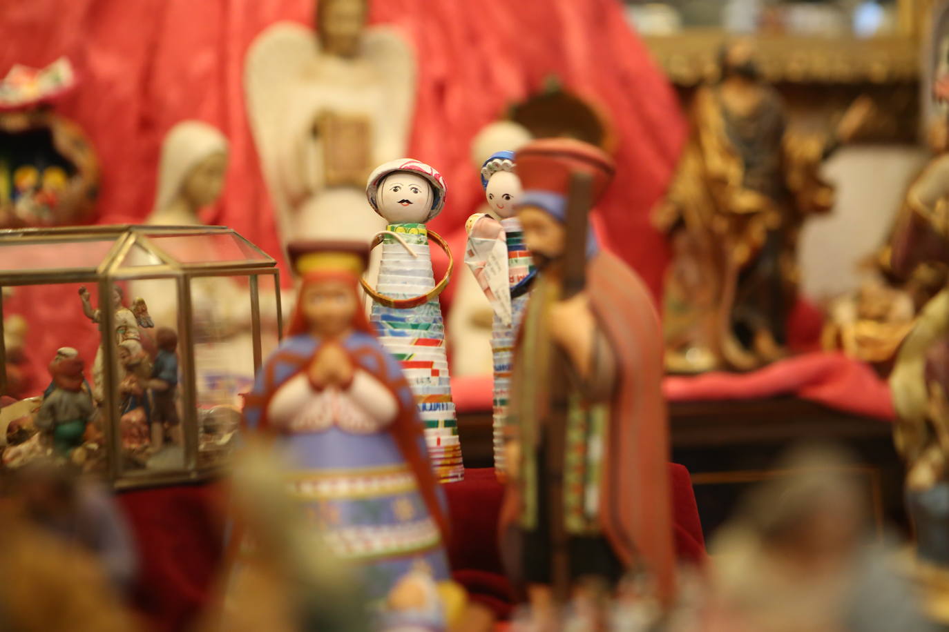 La familia Uribe Ruiz tiene una impresionante colección de belenes. 