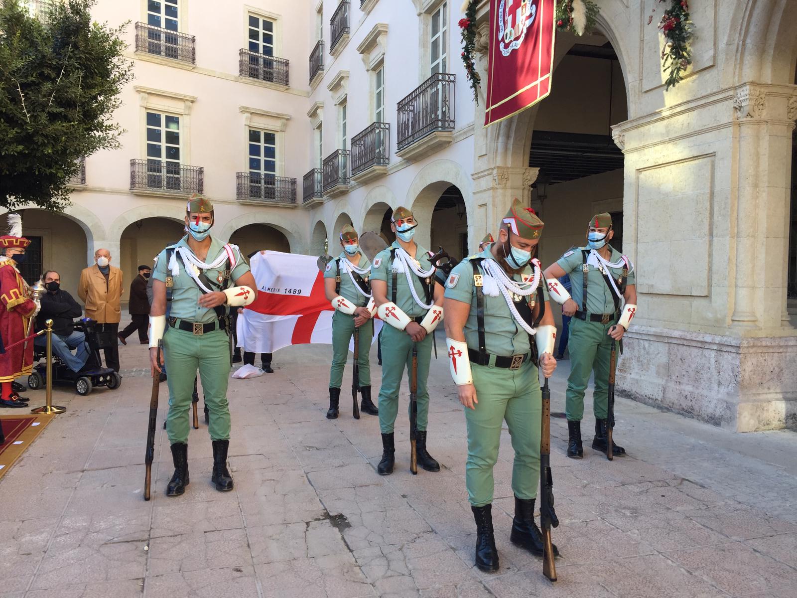 Actos del Día de la Toma en Almería marcados por la pandemia