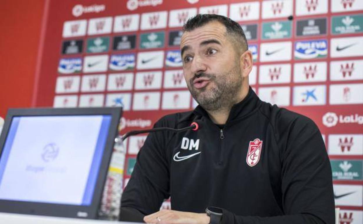 Diego Martínez durante una comparecencia previa. 