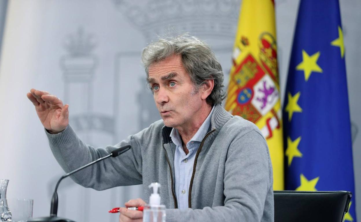 El director del Centro de Coordinación de Alertas y Emergencias, Fernando Simón.