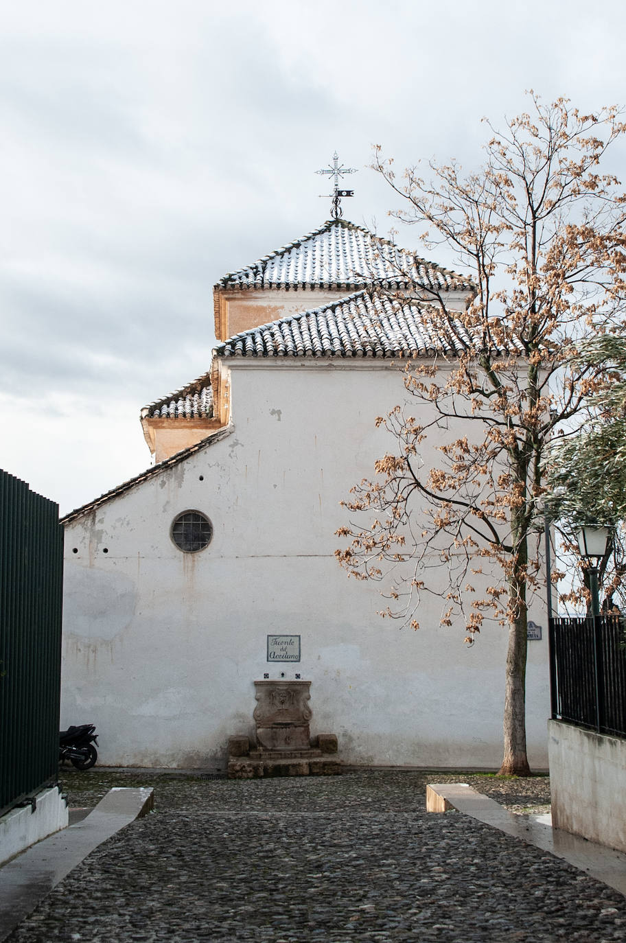 La capital y su área Metropolitana han amenecido con zonas de blanco este domingo