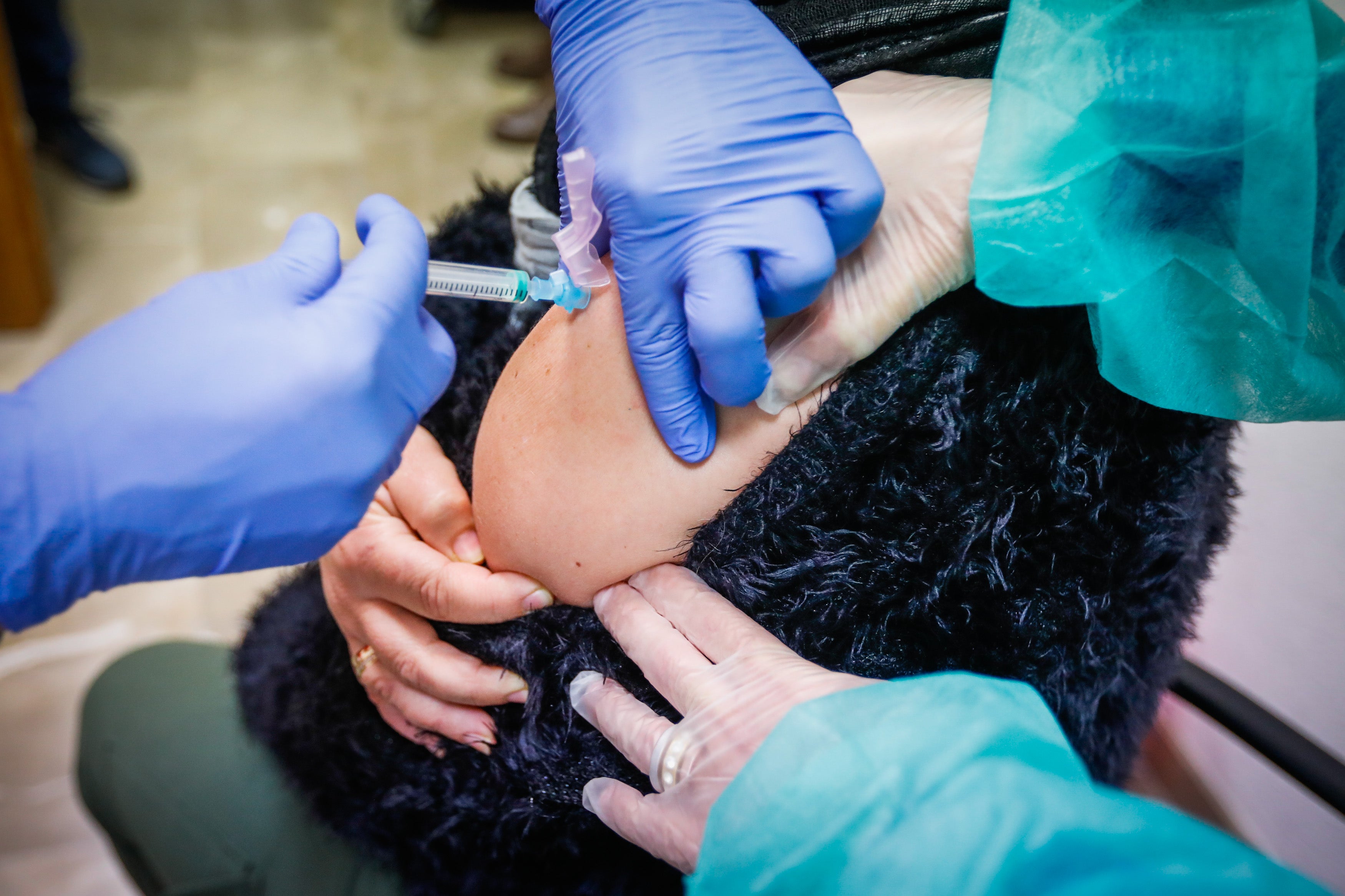 Andalucía supera las 82.000 vacunas administradas con 15.000 dosis diarias