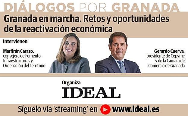 En directo | Marifrán Carazo y Gerardo Cuerva, en Diálogos por Granada de IDEAL