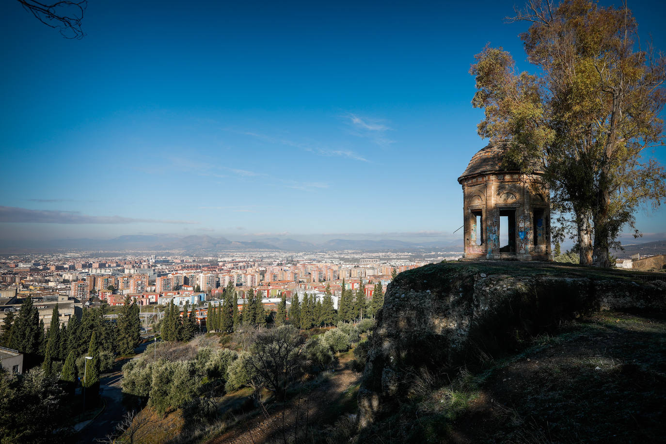 Impresionantes vistas de Granada. 