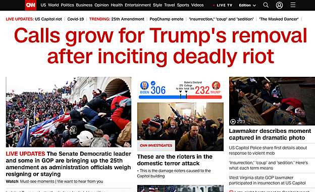 Escenas de disturbios. 