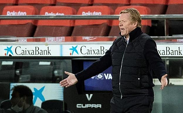 Ronald Koeman, técnico del Barça. 