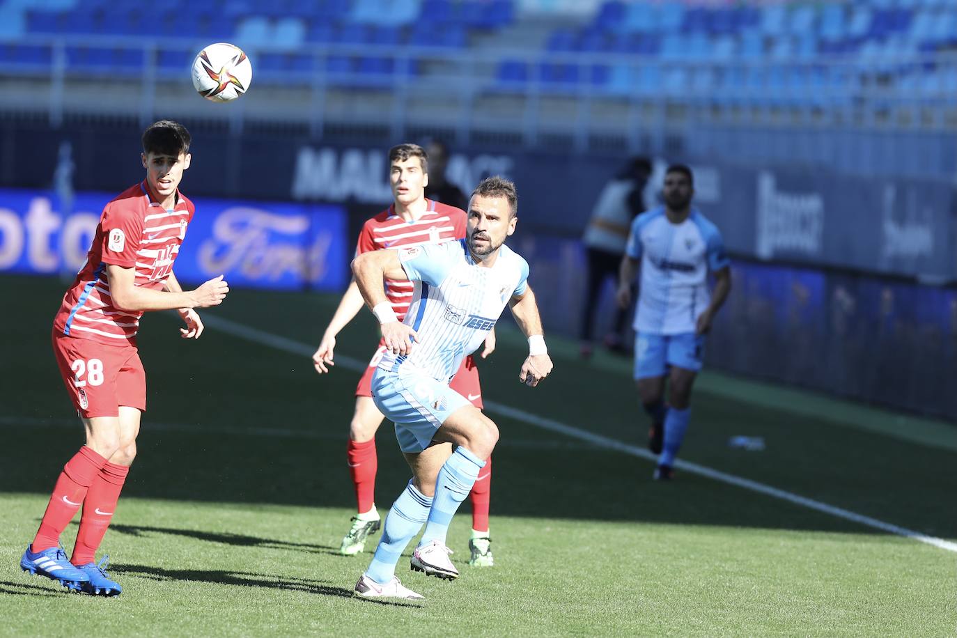 Las mejores imágenes del Málaga-Granada en La Rosaleda