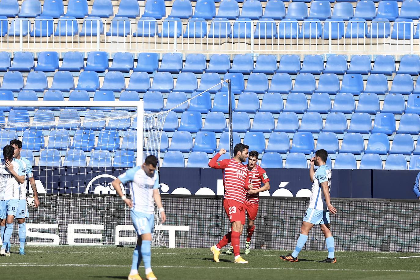 Las mejores imágenes del Málaga-Granada en La Rosaleda
