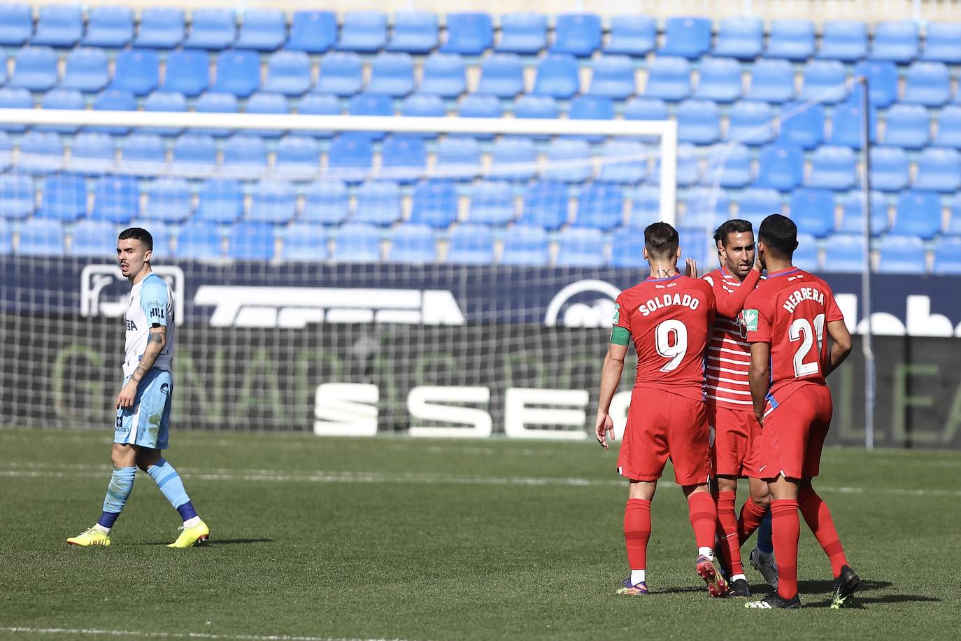 Las mejores imágenes del Málaga-Granada en La Rosaleda