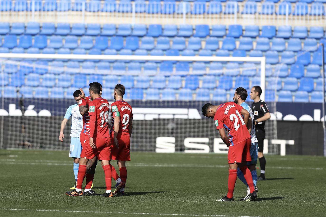 Las mejores imágenes del Málaga-Granada en La Rosaleda