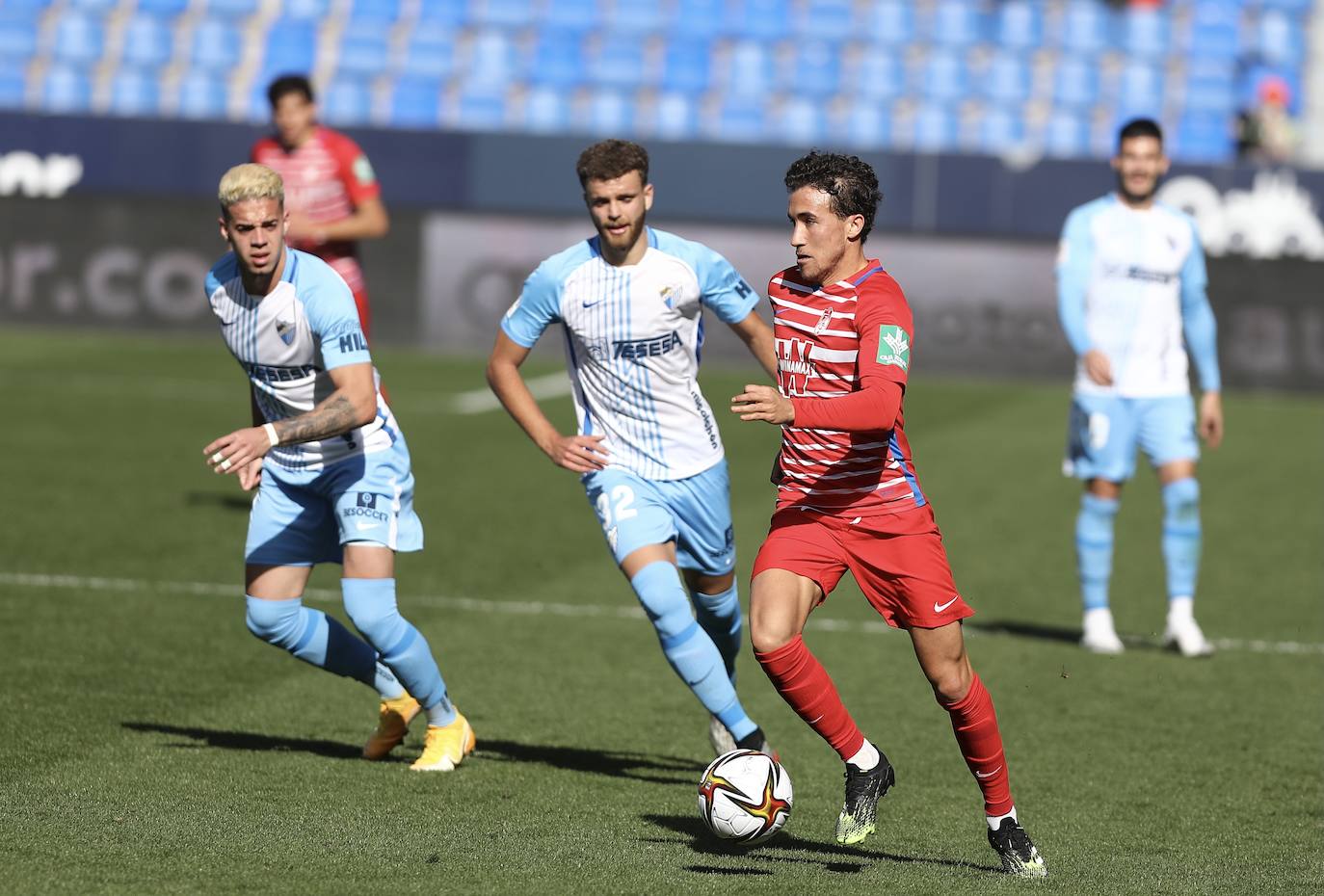 Las mejores imágenes del Málaga-Granada en La Rosaleda