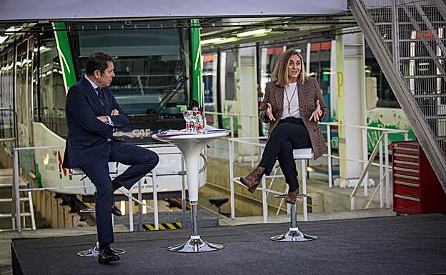 Imagen. Gerardo Cuerva y Marifrán Carazo en Diálogos por Granada.