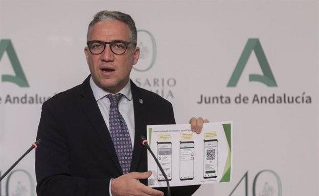 La Junta presenta cómo será el certificado de vacunación de la Covid en Andalucía