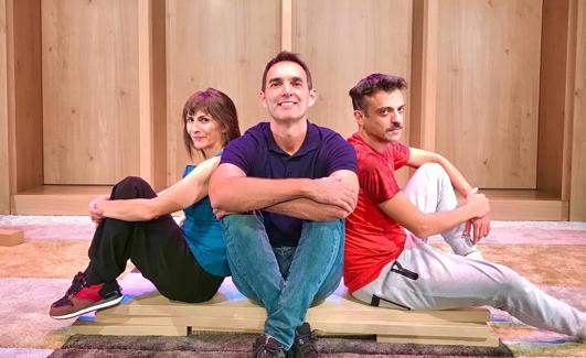 Matarranz, Juan Carlos Rubio, coautor y director, y Alejandro Vera.