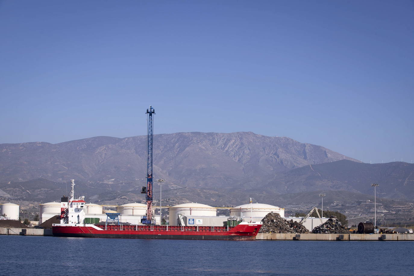 El puerto de Motril. 