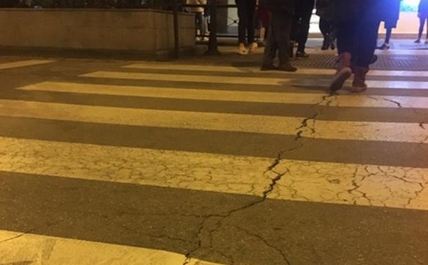 La Policía Local desmiente que la grieta de Camino de Ronda haya sido provocada por los terremotos