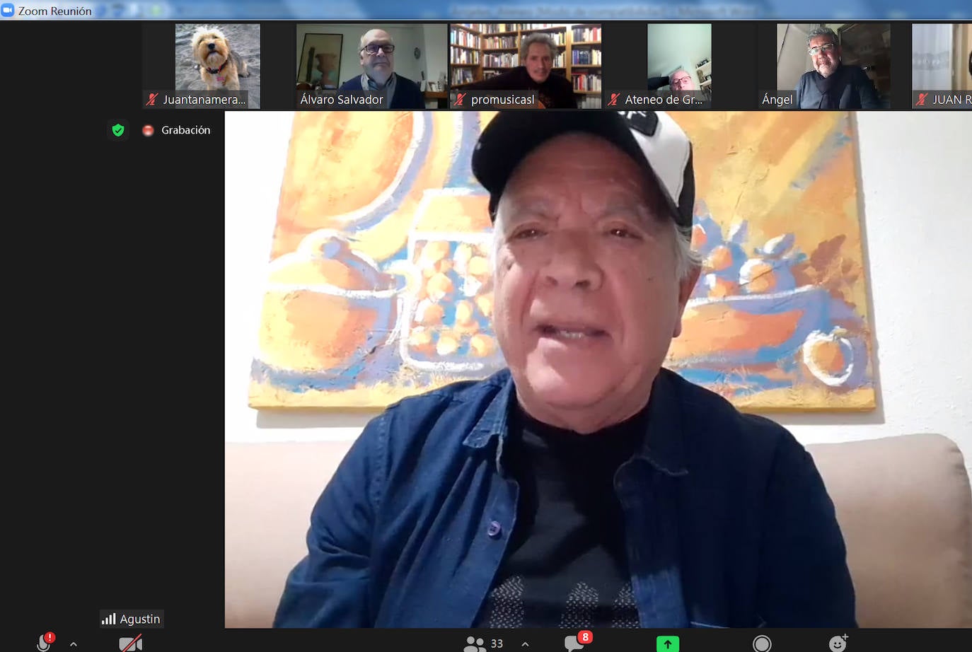 Un momento del ciclo de charlas del Ateneo de Granada. 