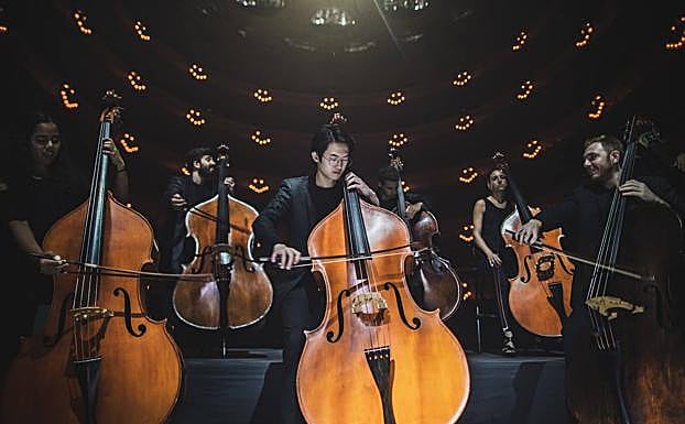 Un momento de la experiencia inmersiva con la Mahler Chamber Orchestra.