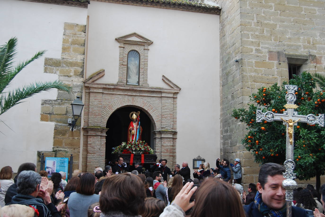 Procesión de San Blas en Cazalilla. 