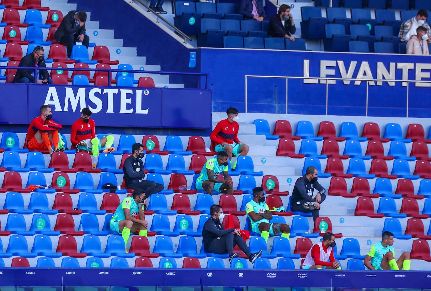 Las jugadas más interesantes del partido entre el Levante y el Granada