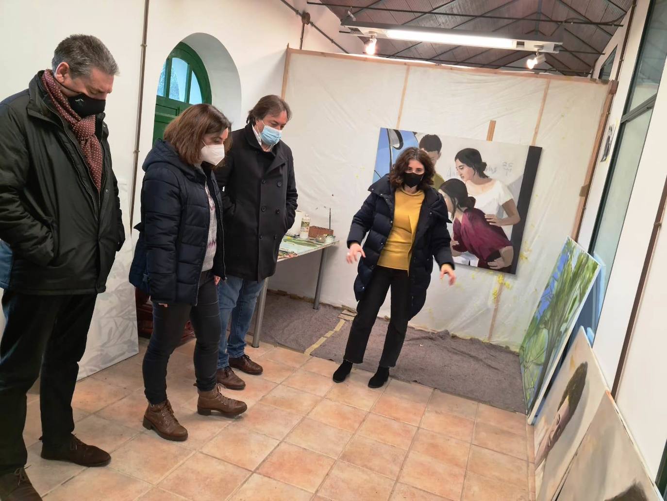 Casas Gemelas, donde en abril comenzará una muestra de artistas jienenses. 