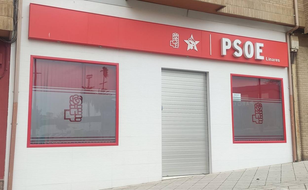 Sede del PSOE de Linares. 