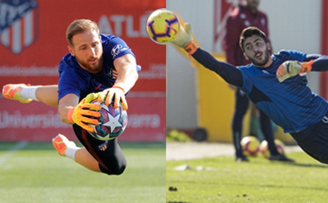 Jan Oblak y Rui Silva. 