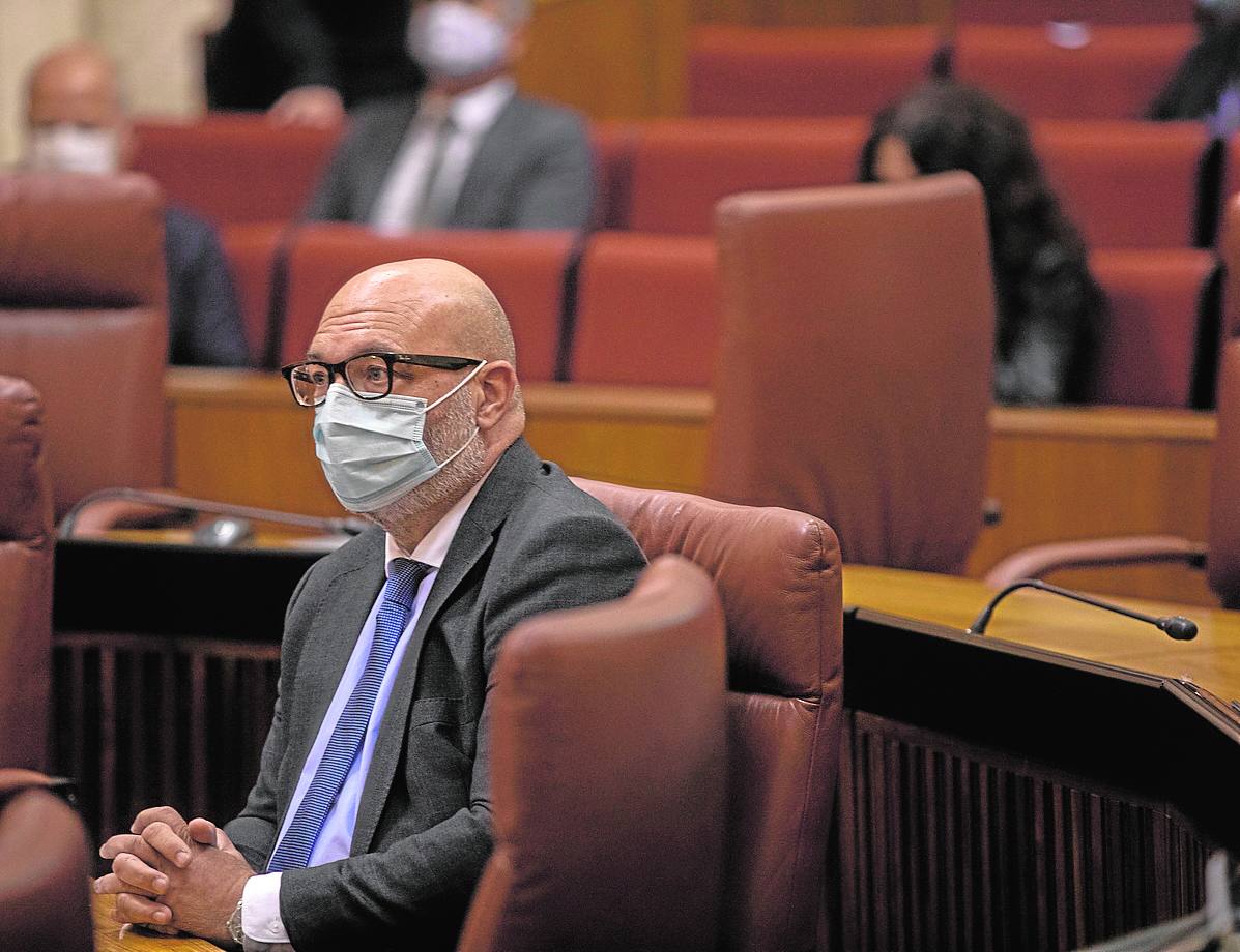 Alejandro Hernández, presidente del grupo parlamentario de Vox. 