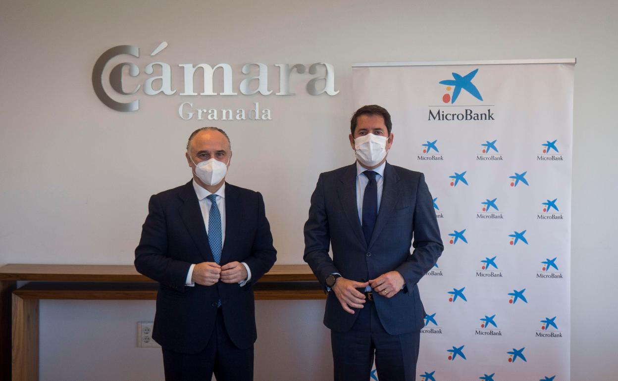 La Cámara de Comercio de Granada y MicroBank colaboran para incentivar el autoempleo y la actividad emprendedora