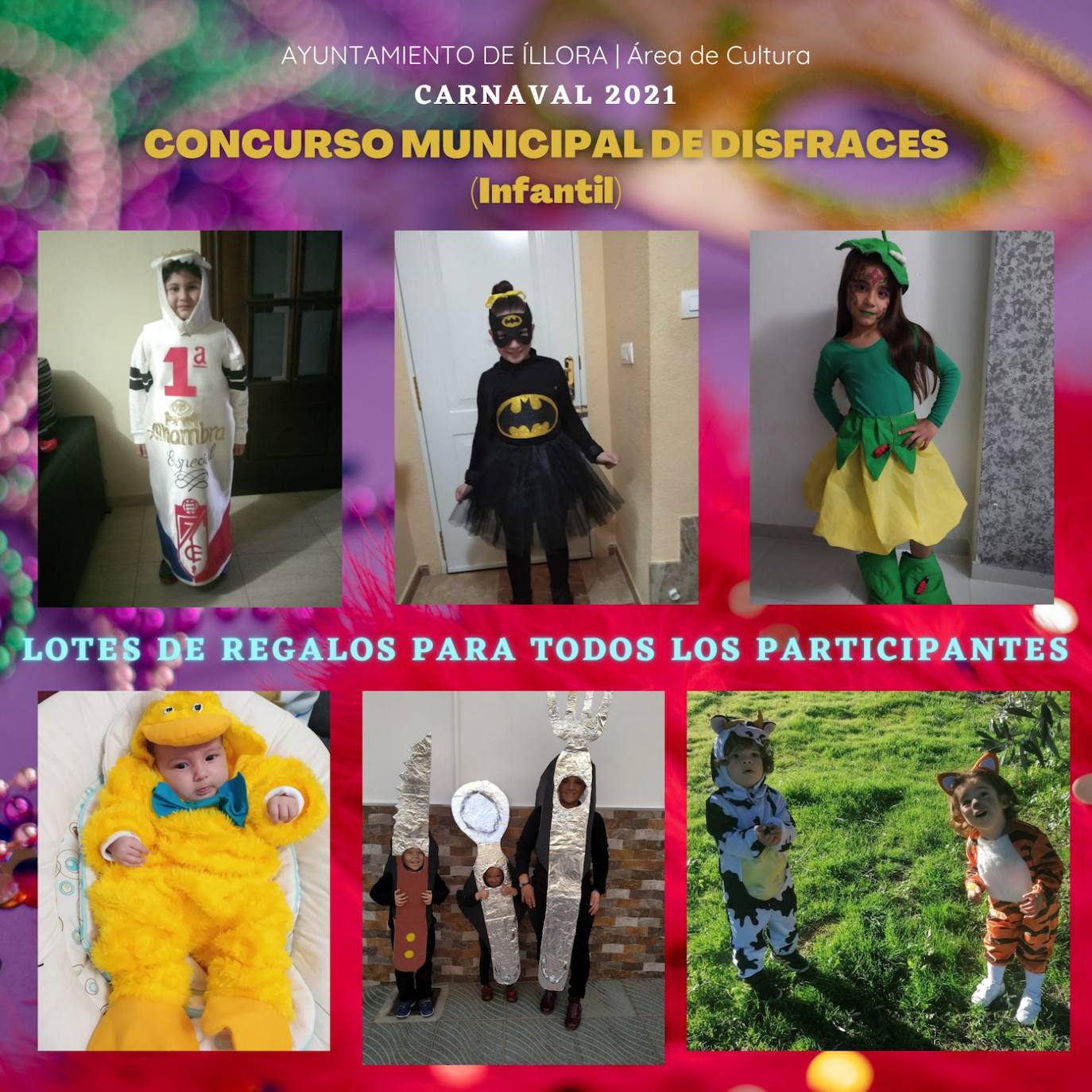 Imagen secundaria 1 - Participantes en el carnaval. 