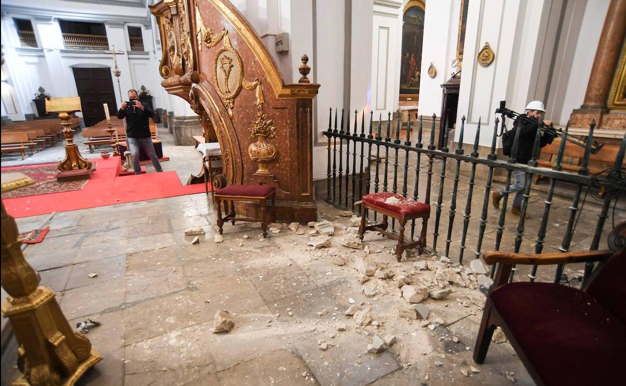 Daños ocasionados por el ejambre de seísmos en Santa Fe. 