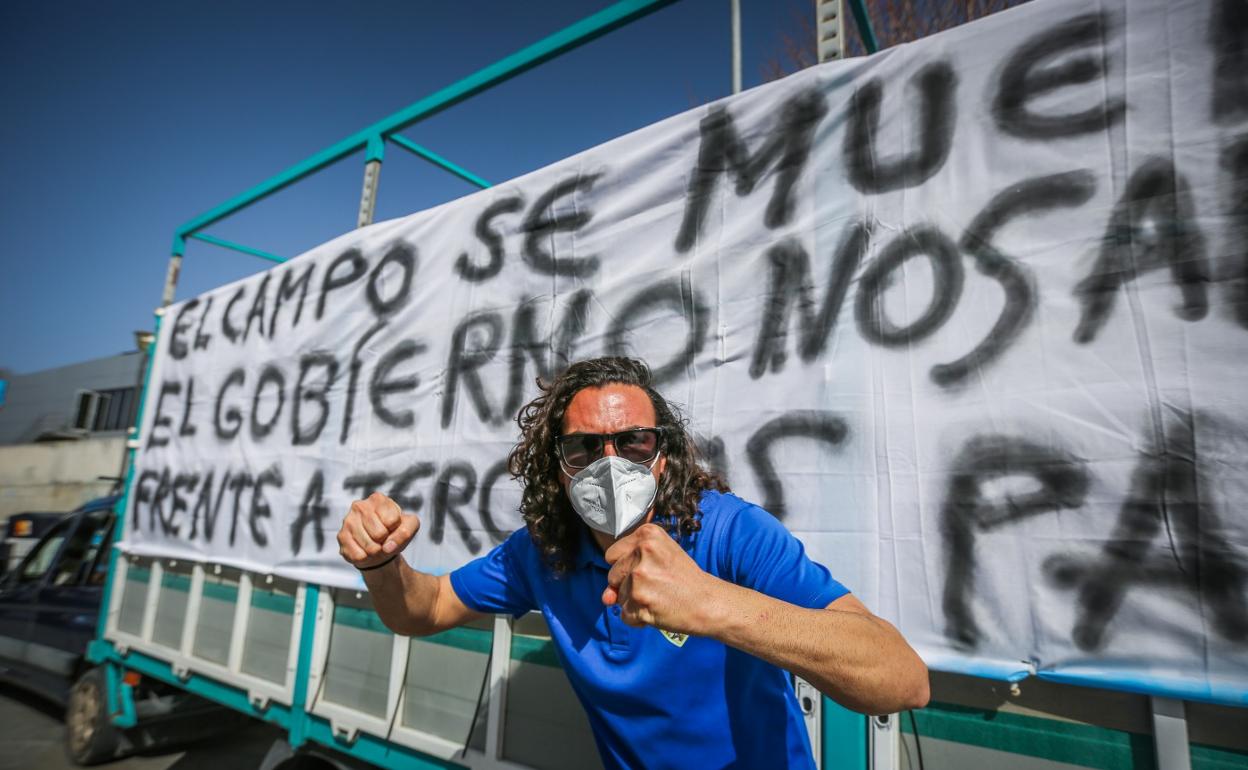 Caravana de protesta en Granada | La furia de Carchuna en la carretera