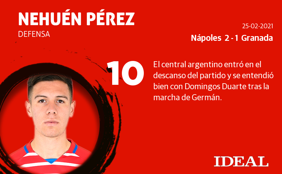 Fotos: Las notas del Granada ante el Nápoles