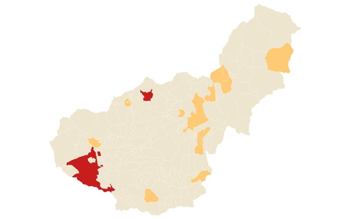 Restricciones en Granada | Consulta la tasa de contagios covid y las medidas que conlleva en todos los municipios