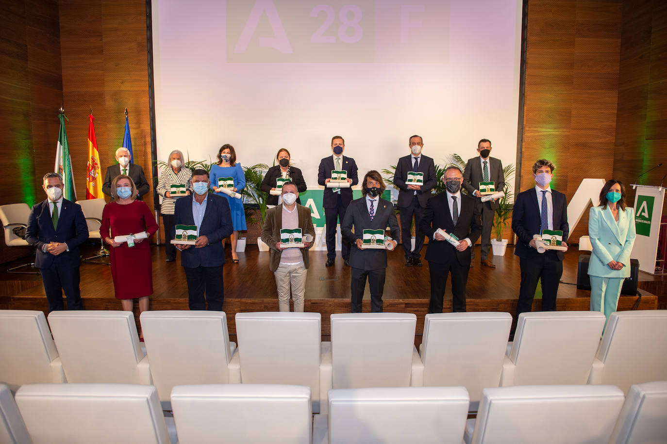 Fotos: Entrega de Banderas de Andalucía en Jaén