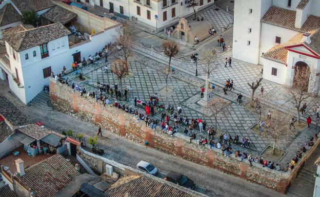 Ambiente en San Nicolás, a vista de dron.