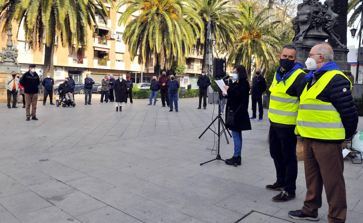 La movilización tuvo lugar en el Paseo de Linarejos. 