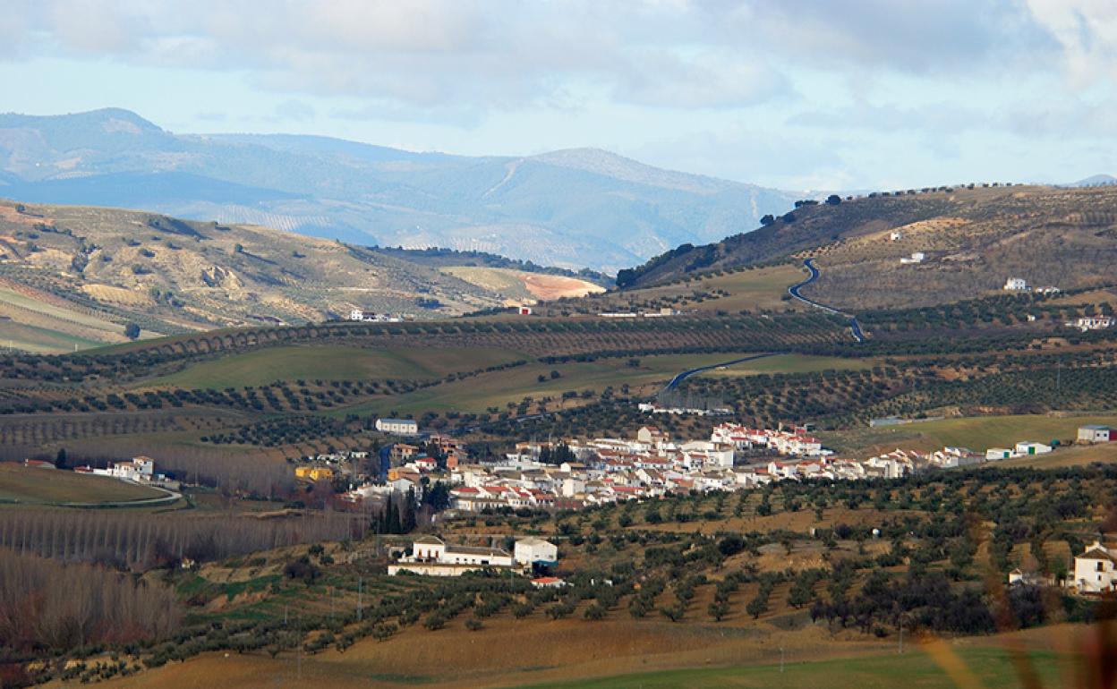 Imagen del municipio granadino de Santa Cruz del Comercio. 