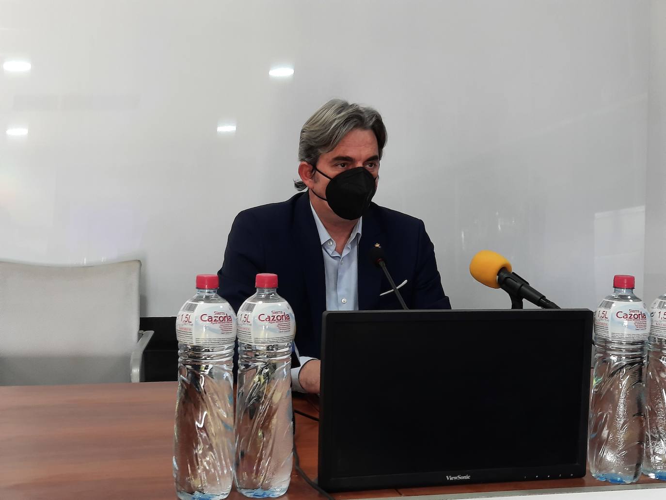 Andrés Rodríguez, en la rueda de prensa de este jueves. 