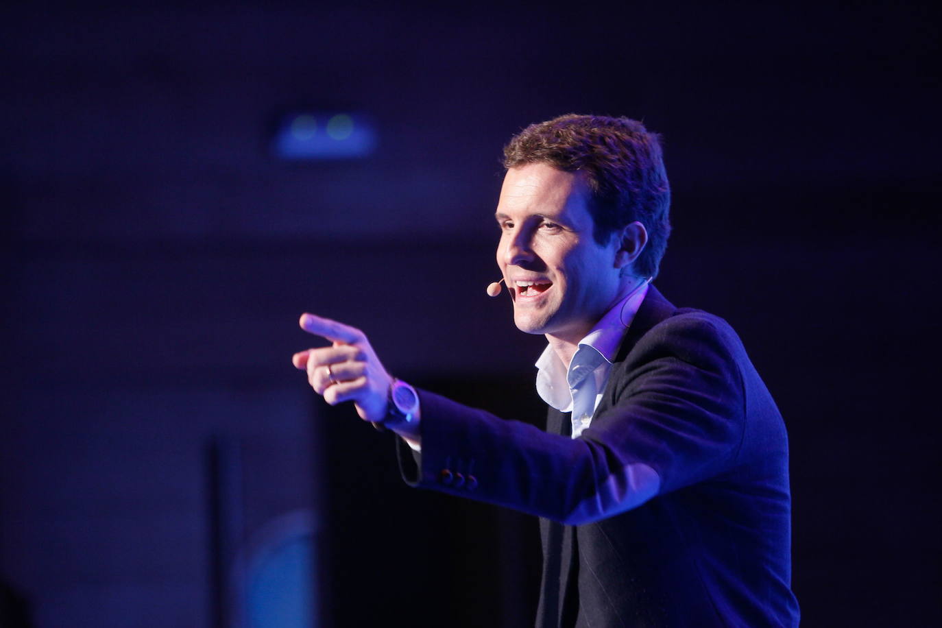 El presidente del PP Pablo Casado.