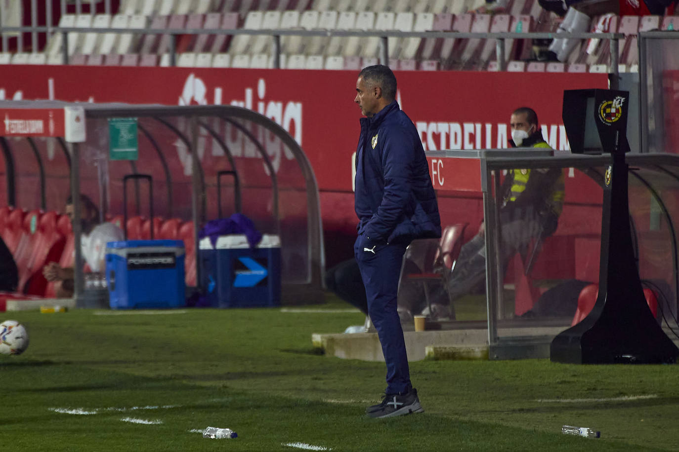 Lance del partido disputado ayer en Montilivi.