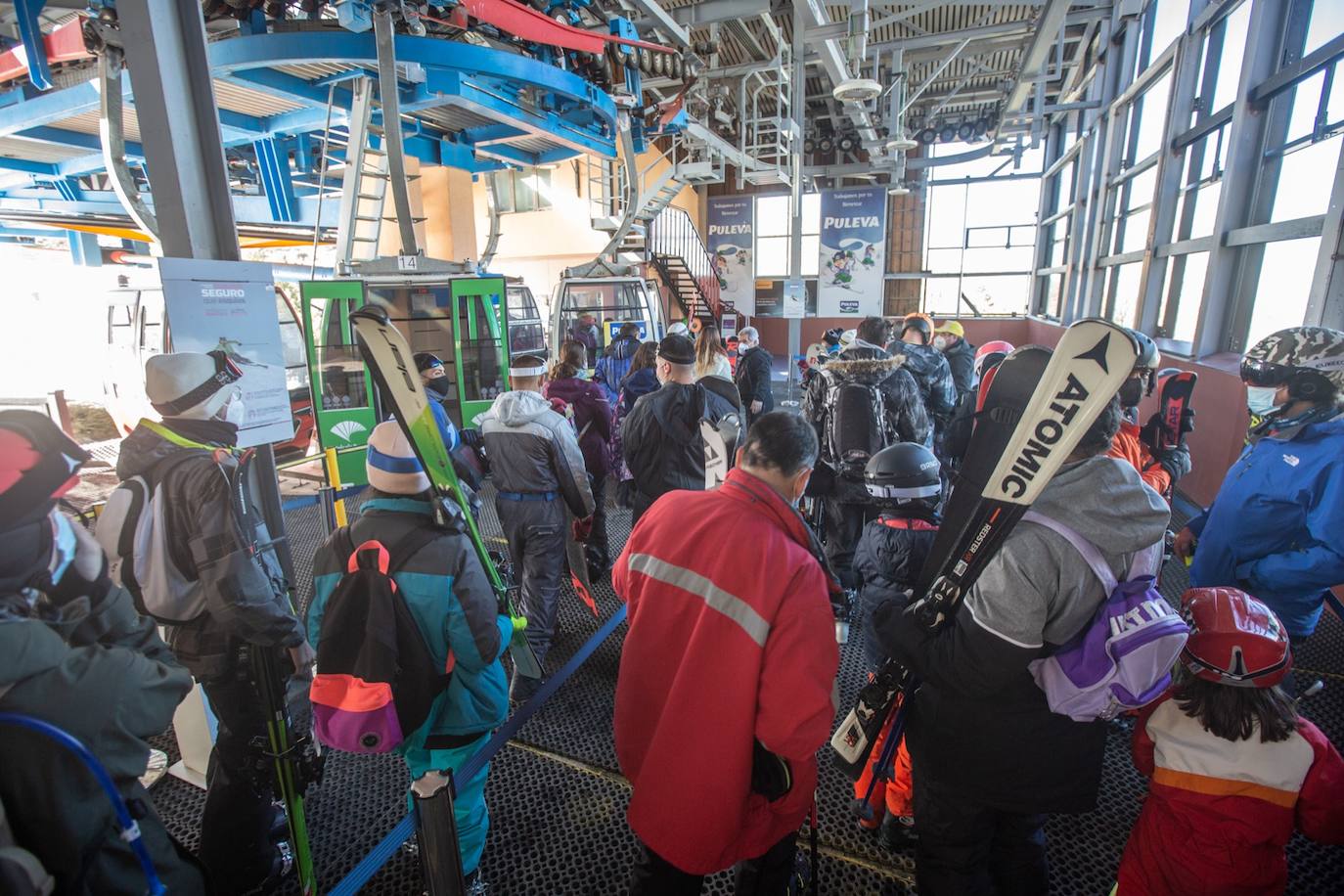La ocupación hotelera en la estación de esquí se queda bajo mínimos entre semana en un 15% y el sábado y el domingo llega hasta un 30%