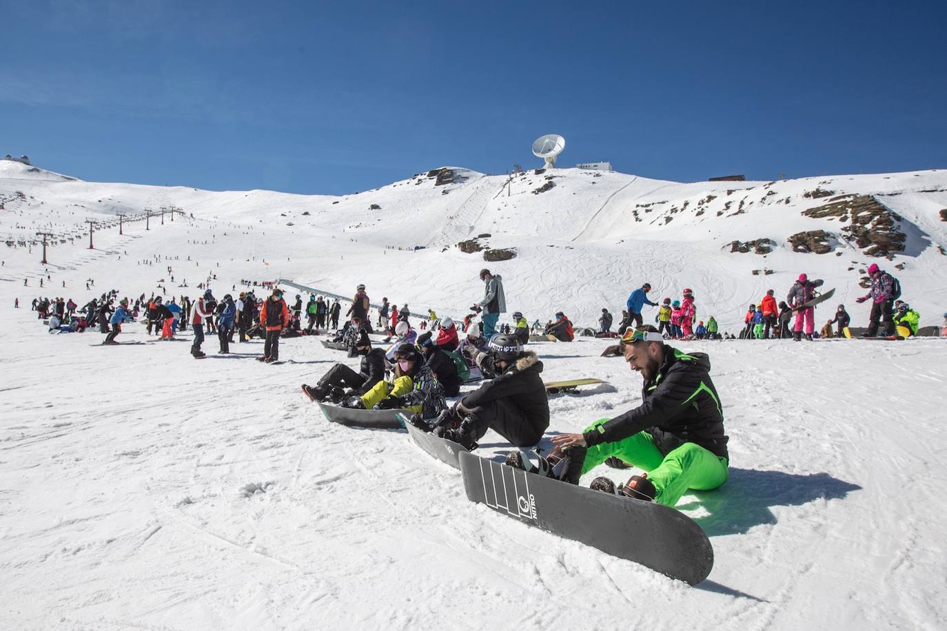La ocupación hotelera en la estación de esquí se queda bajo mínimos entre semana en un 15% y el sábado y el domingo llega hasta un 30%