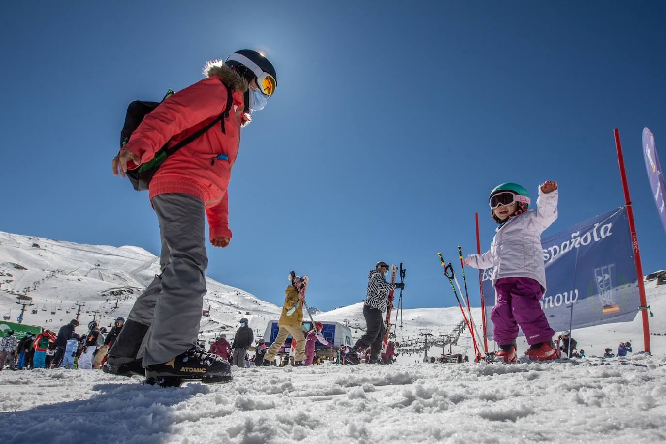 La ocupación hotelera en la estación de esquí se queda bajo mínimos entre semana en un 15% y el sábado y el domingo llega hasta un 30%