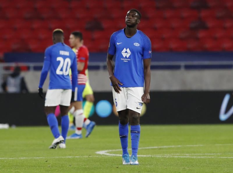 Fotos: Las mejores del Molde-Granada en el estadio Puskas de Budapest