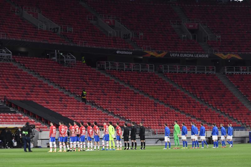 Fotos: Las mejores del Molde-Granada en el estadio Puskas de Budapest