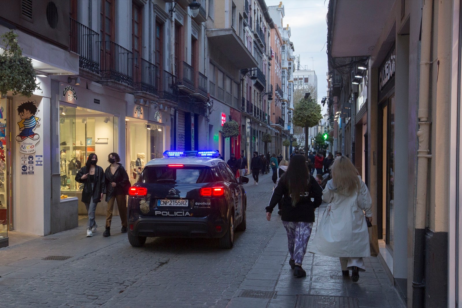 Las calles del centro, muy concurridas con los nuevos horarios comerciales y de hostelería.