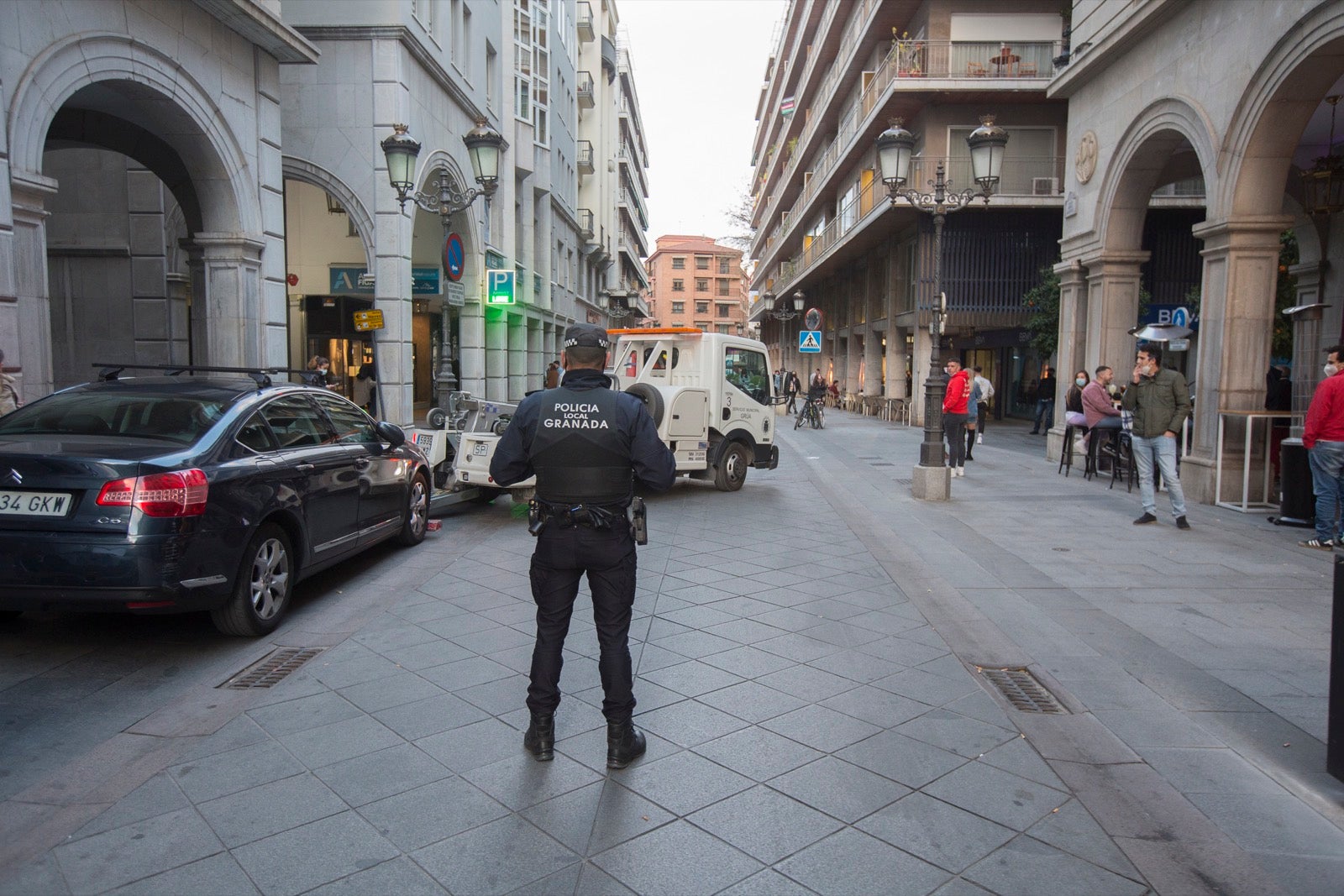 Las calles del centro, muy concurridas con los nuevos horarios comerciales y de hostelería.