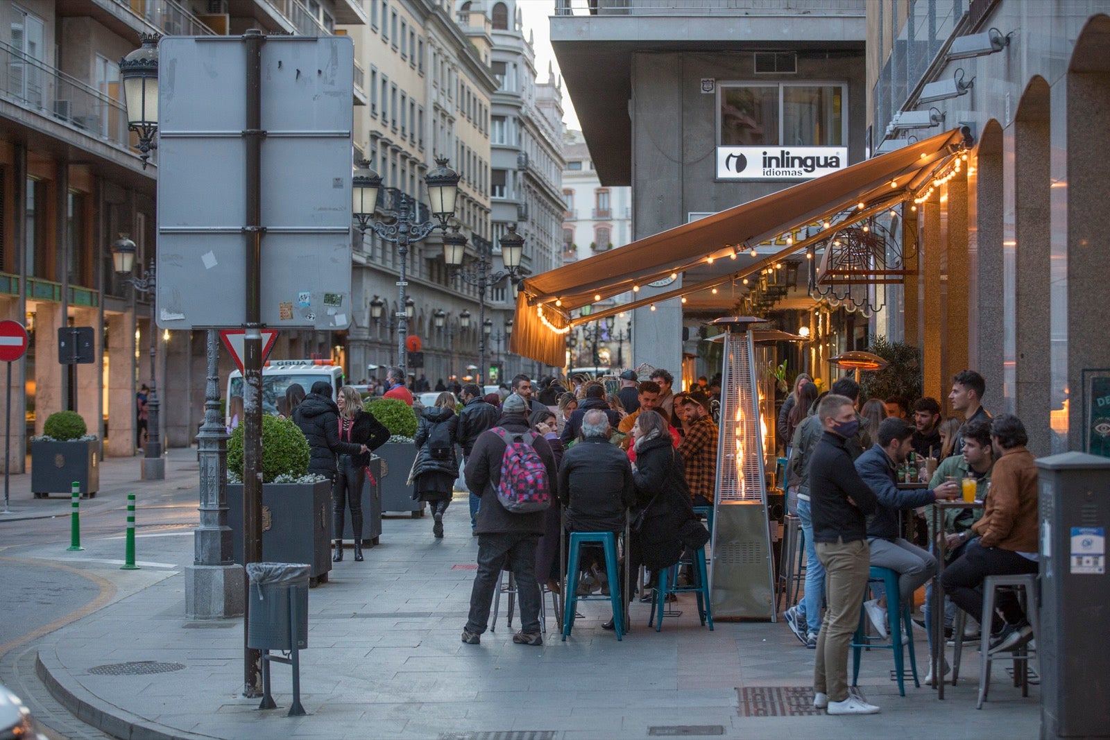 Las calles del centro, muy concurridas con los nuevos horarios comerciales y de hostelería.