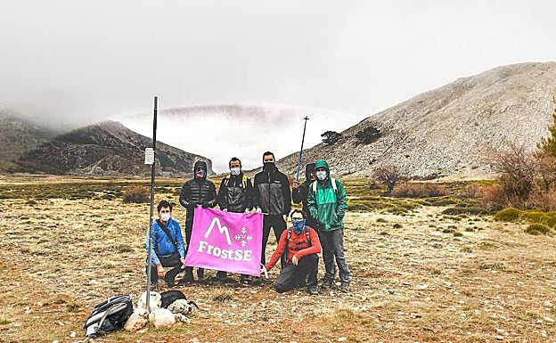 Expedición del proyecto que pudieron recoger los datos sobre el terreno, inmortalizando el momento. 
